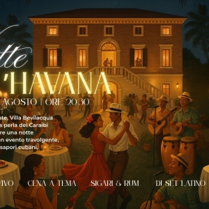 Notte all’Havana a Villa Bevilacqua – Cena cubana, cocktail e show latino sotto le stelle2602