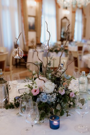 centrotavola matrimonio erika ed elia   castello bevilacqua